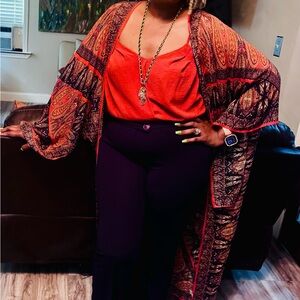 Paisley Patterned Kimono